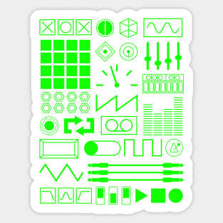 Synth Controls Sticker